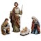 Roman Set of 4 Holy Family Nativity Christmas Tabletop Figurines 18.5"